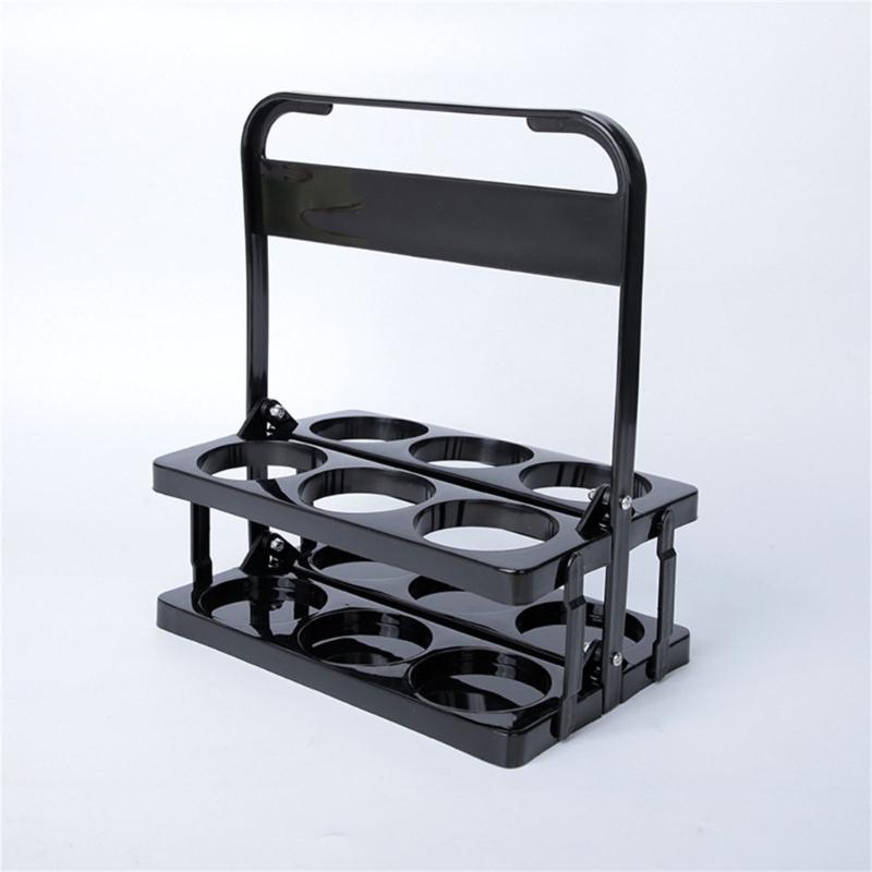 Beer Bottle Carrier Waterproof Drink Holder Plastic Material for Party Gathering