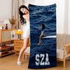 New Music Album SZA Sos Microfiber Blanket Quick Drying Beach Towels Oversized Printing Super Absorbent Pool Towel Blanket