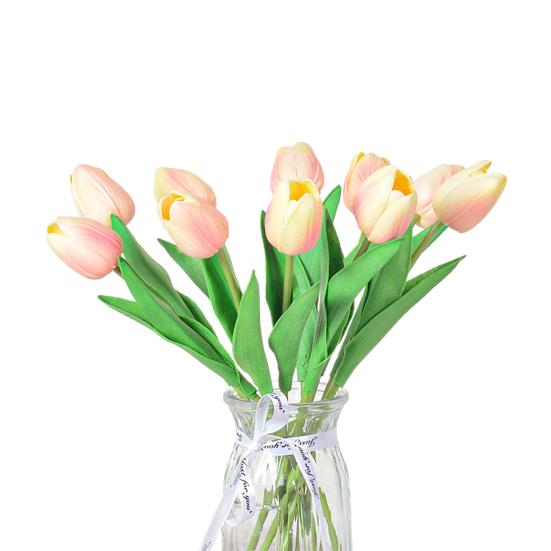 Blume mit Stiel Realistisch Heim Büro Tisch Mittelstück Hochzeit Kunstblumenzweig Künstliches Blumenarrangement