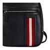 Bally Vintage Minimalist Striped Leather Backpack Mini Men Backpack Black 6227822