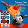 Multi-functional Adjustable Speed Angle Grinder with Long, Slim Handle for Grout Removal, Slotting, Polishing, and Rust Removal