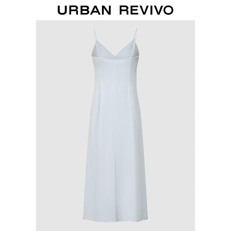 UR Women s Elegant V-Neck Slit Dress S