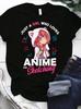 Soft 100 Polyester Anime Tshirt Casual Comfortable Fit Easycare Allseason Crew Neck Tee