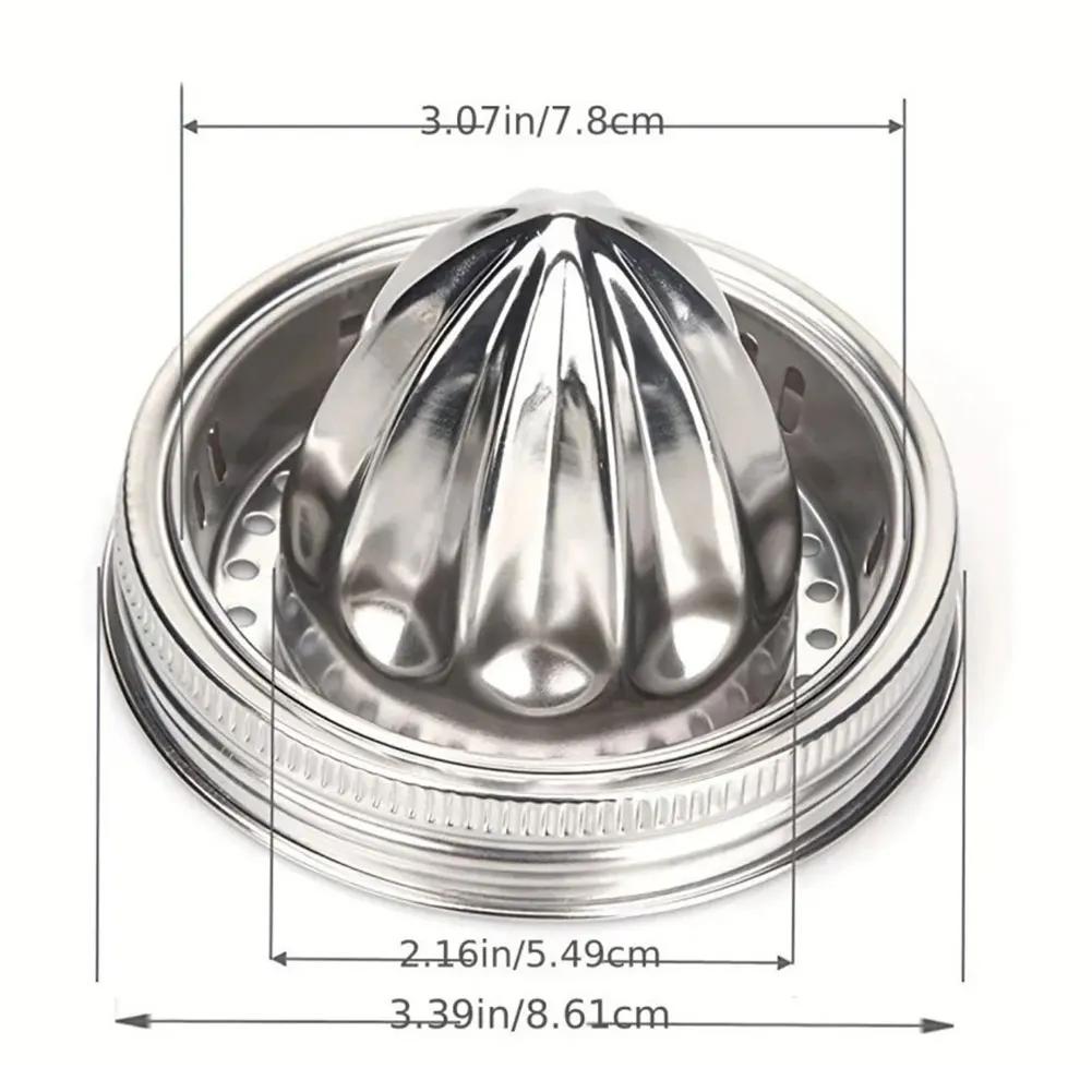 Stainless Steel Citrus Reamer Manual Juicer Citrus Juicer Citrus Lemon Juice Squeezer for Mason Jars