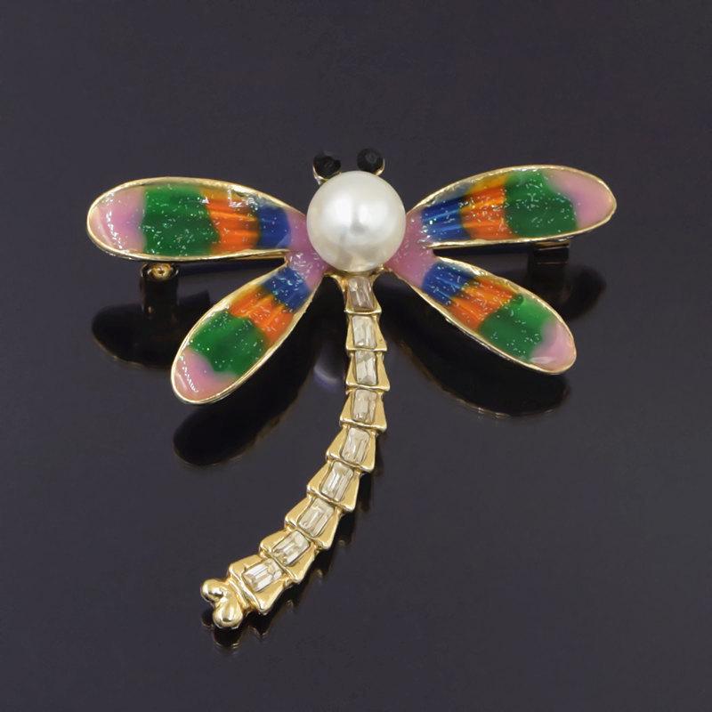 Summer Bestseller: Cute Dragonfly Enamel Brooch - Versatile Insect Lapel Pin Accessory