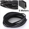 Black Car Rubber Sealing Sealing Strips Edge Protection U-Profile 5m Universal