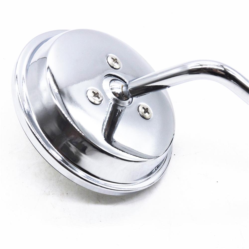 1Pair 22-25mm Motorcycle Handlebar Rear View Mirrors Round Convex Clip-On Retro for Harley Honda Chopper Cruiser Cafe