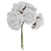 0Pcs Wedding Flowers Foam Roses Artificial Bride Delicate Colorfast Candy