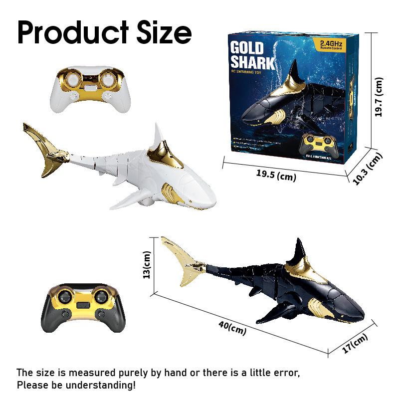 Remote Control Water Spray Shark Submarine for Kids 2.4G