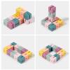 Wooden 3D Construction Blocks Montessori Brain Development Spatial Reasoning Education Puzzle Activity Children Wooden Playthings Gifts