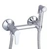 Hot and Cold Simple Faucet Bidet Sprayer Shattaf Set Multifunctional Toilet Companion Pressurized Shower Kit