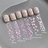 Nail Art Sequins Irregular Polarized Mermaid Sequins Fine Sparkle Powder Thick Thin Mixed Butterfly Star Sequins Nail Decoration