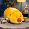 Non-Toxic Cuddly Bread Capybara Plush Toy Stuffed Doll Long Sleep Pillow Sofa Cushion Soft Gift Valentine Birthday