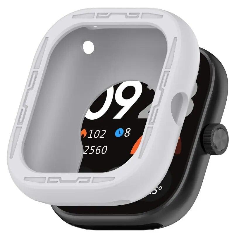 Silicone Case Cover For Redmi Watch 4 Smart Watch Case Soft TPU Protective Bumper Protector Shell For Xiaomi Redmi Watch4