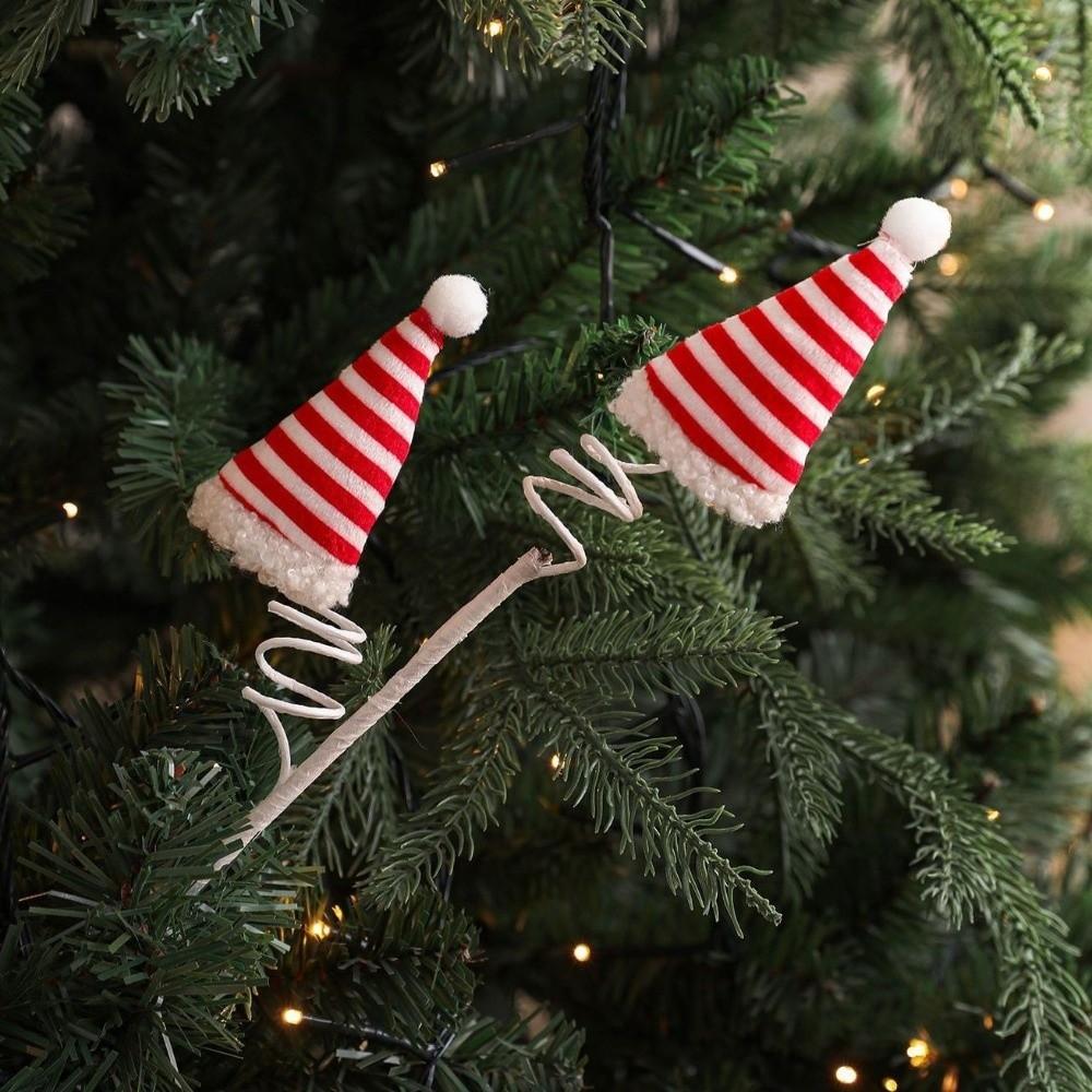 Striped Boots Christmas Elf Legs Doll Plush Holiday Home Ornaments  Navidad Celebration