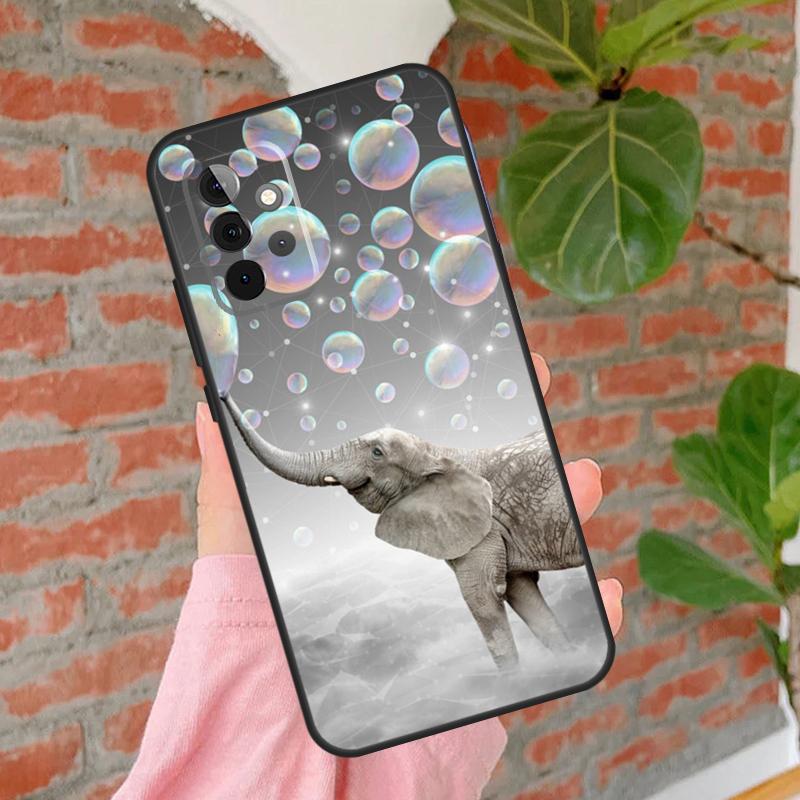 

Cute Elephant Cartoon Phone Case For Samsung Galaxy A54 A34 A14 A55 A35 A25 A15 A52 A32 A12 A51 A71 A13 A33 A53 Samsung A32 4G