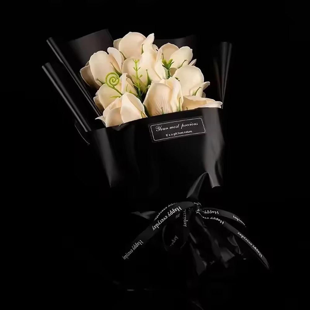 Silk Soap Flower Rose Bouquet Artificial Flower for Home Wedding Birthday Party Valentine's Day DIY Gift Home Decoration