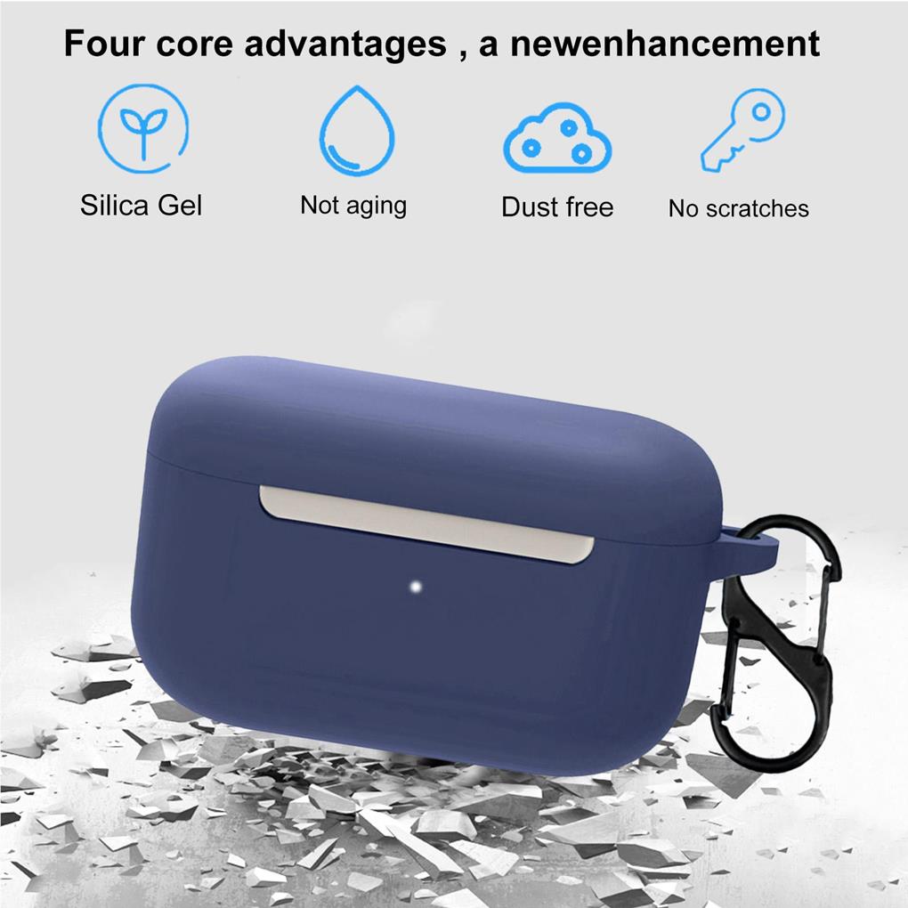 Earphone Protective Case Silicone Home School Travel Charging Box Dust-Proof Anti-Drop Anti-Scratch Shell Skin