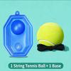 Tennis Trainer Rebound Ball for Beginner Indoor/Outdoor, Training Equipment with Elastic String Weighted Base, Portable Tennis Trainer for Kids Adults