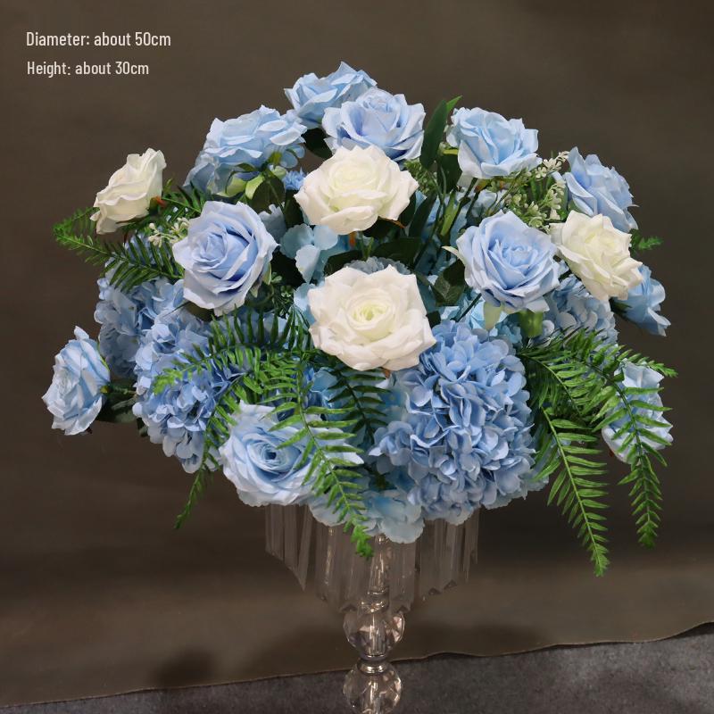 Car Delivery Ceremony Floral Arrangement: Flower Ball Scene Decor with Artificial Flowers for In-Store Display and Soft Decoration