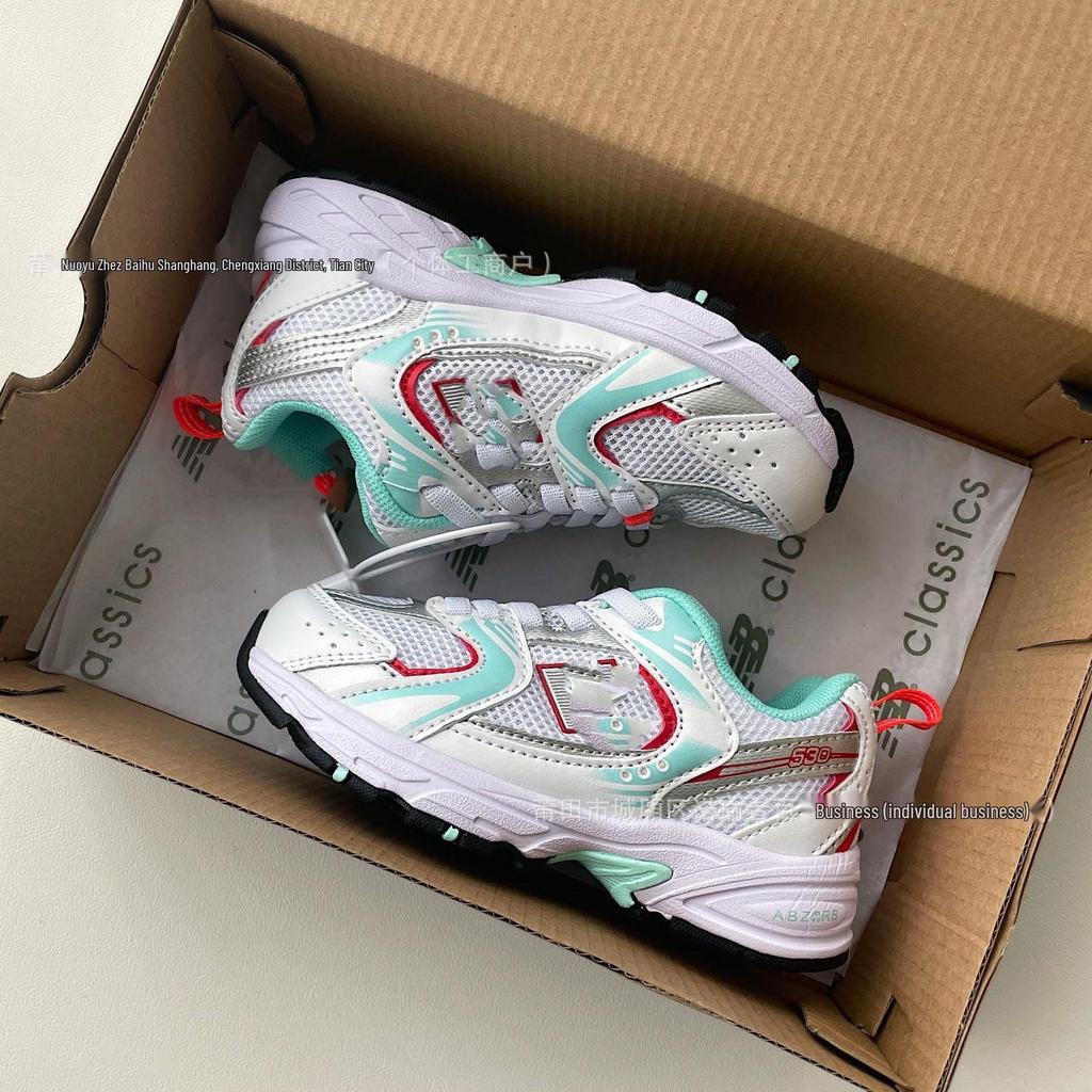 Pantofi de alergare NB530 cu bandă elastică și plasă pentru copii, băieți și fete