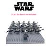 21pcs Bagged Star Wars Clone Trooper Building Blocks Abs Plastic Small Granules Creative Style