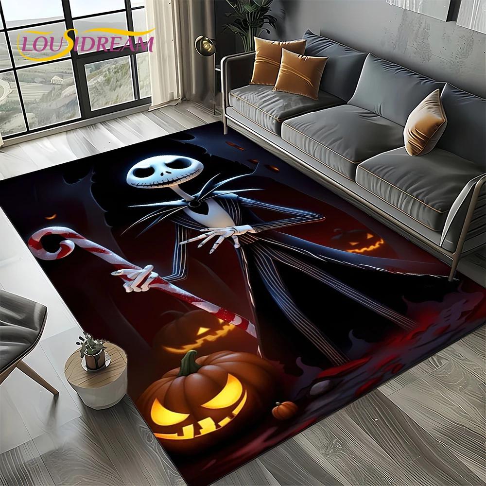 The Nightmare Before Christmas Cartoon Carpet Rug for Bedroom Living Room Home Sofa Decoration,kids Large Decor Floor Mat Gift