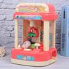 Mini Doll Grabber Game Machine Parent Child Interaction Toy with Light Music(Pink )