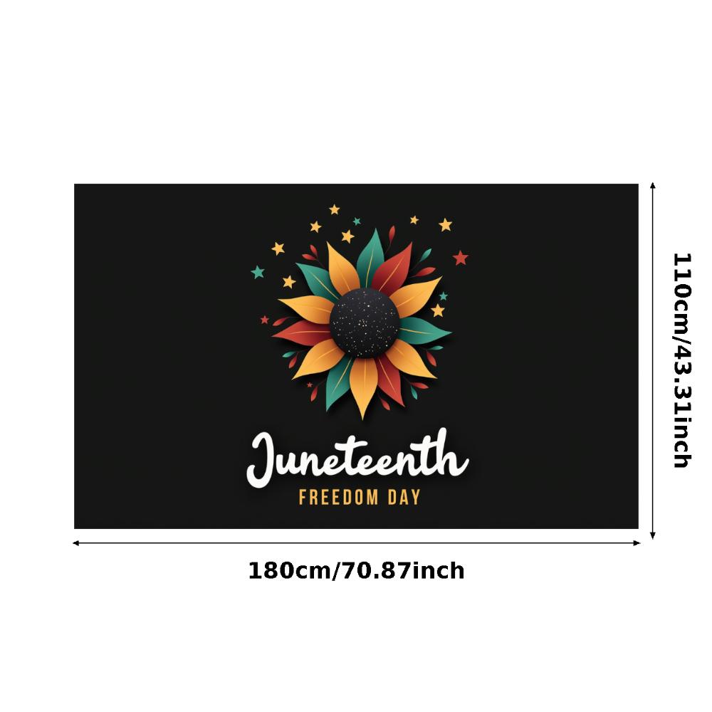 Decorative Elements Holiday Banner Sunflower Decor Freedom Day Banner for Celebration Events Outdoor Display Holiday Decoration