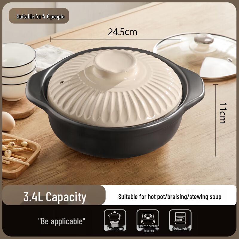 Zhi Shi High-Temperature Ceramic Casserole