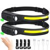 Super Bright COB LED Induction Headlamp Built In Battery USB Rechargeable 5 Lighting Modes Outdoor Fishing Camping Headlight
