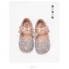 Girls' Princess Shoes Spring New Children's Crystal Shoes Baby Little Leather Shoes Elsa Shoes Soft Sole Flats