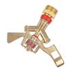 G3 4in 25mm Male Thread Zinc Alloy Irrigation Garden Rocker Arm Sprinkler Nozzle Spray Head