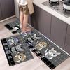 Cute Cartoon Animal Carpet Kitchen Non slip Washable Floor Mat Animal Printing Entrance Floor Mat Home Decoration