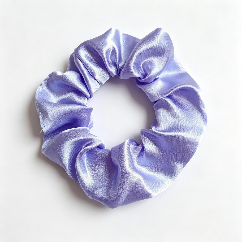 Satin Silk Hair Tie: High-End Women's Rubber Band for Elegant Buns