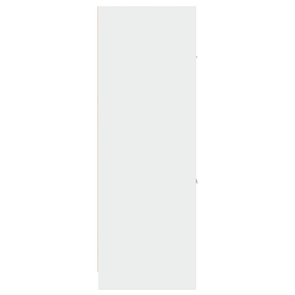 Vidaxl Szafka Apteczna, Biała, 40X41X118 Cm, Materiał Drewnopochodny