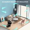 USB Plug-in Use Mini Clipped Fan 360° Rotation 2-speed Wind Desktop Ventilator Silent Air Conditioner for Bedroom Office Amagi