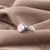 Rose Chalcedony Gemstone Jewelry, 925 Sterling Silver Ring Jewelry, Handmade Gorgeous Ring Gift For Women