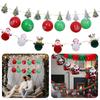 Three-dimensional Hollow Christmas Banner Paper Flowers Creative Design Christmas Decoration Ceiling Layout Honeycomb Paper