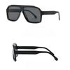 Women's sunglasses, retro large-frame square sunglasses, male and female pilot sunglasses.