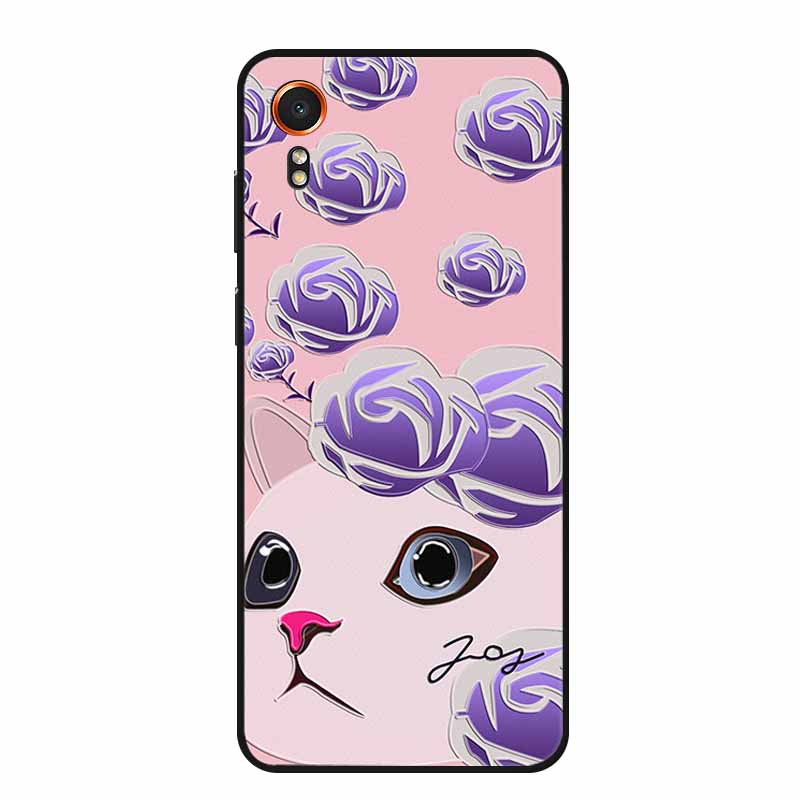3D Emboss Case For Samsung Galaxy Xcover7 Phone Case Relief Flowers Soft Silicone Back Cover For Samsung Xcover 7 Case Shell Bag