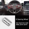 Car Steering Wheel Interior Badge Emblem Stickers AMG For Mercedes Benz W222 W223 W251 W464 GLE W206 W204 W205 W212 W213 W2211 RA3