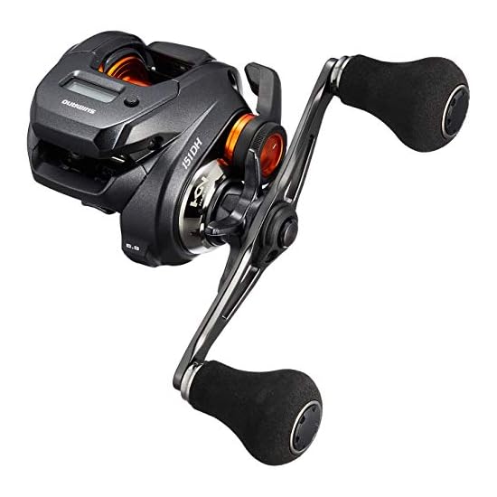 SHIMANO Boat/Manual Reel, Double Handle, 20 Barchetta F Custom 151DH (Left), for Technical Fishing s