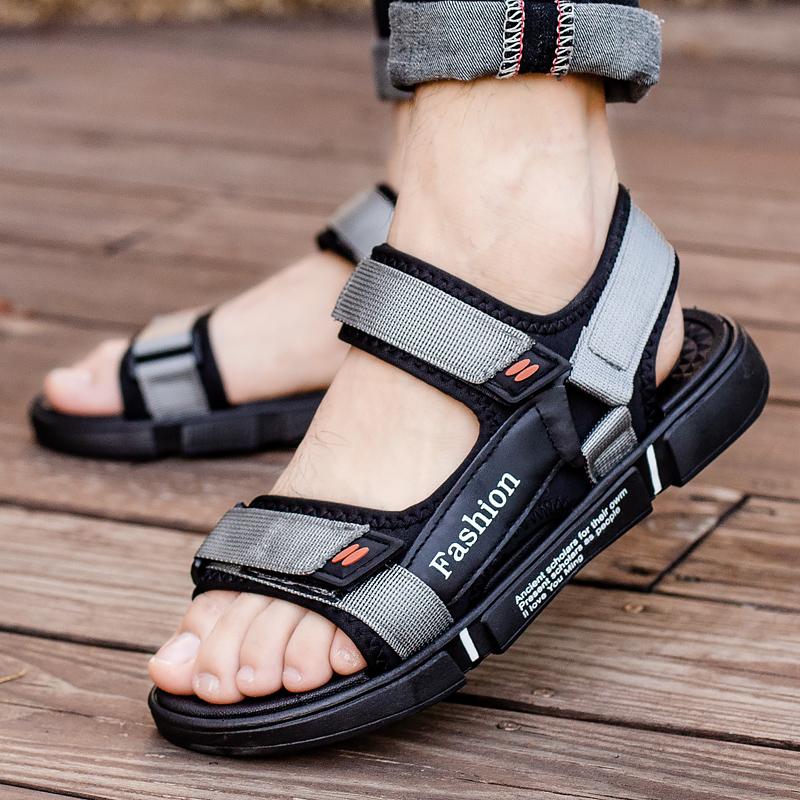 Cozyoutfit Fashion Comfortable Slippers Flip Flops for Men Large Size Casual Sandals 3 Colors