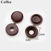 100 Stuks Meubelschroefdopjes Scharnierende Schroefbeschermers Opvouwbare Decoratieve Dopjes