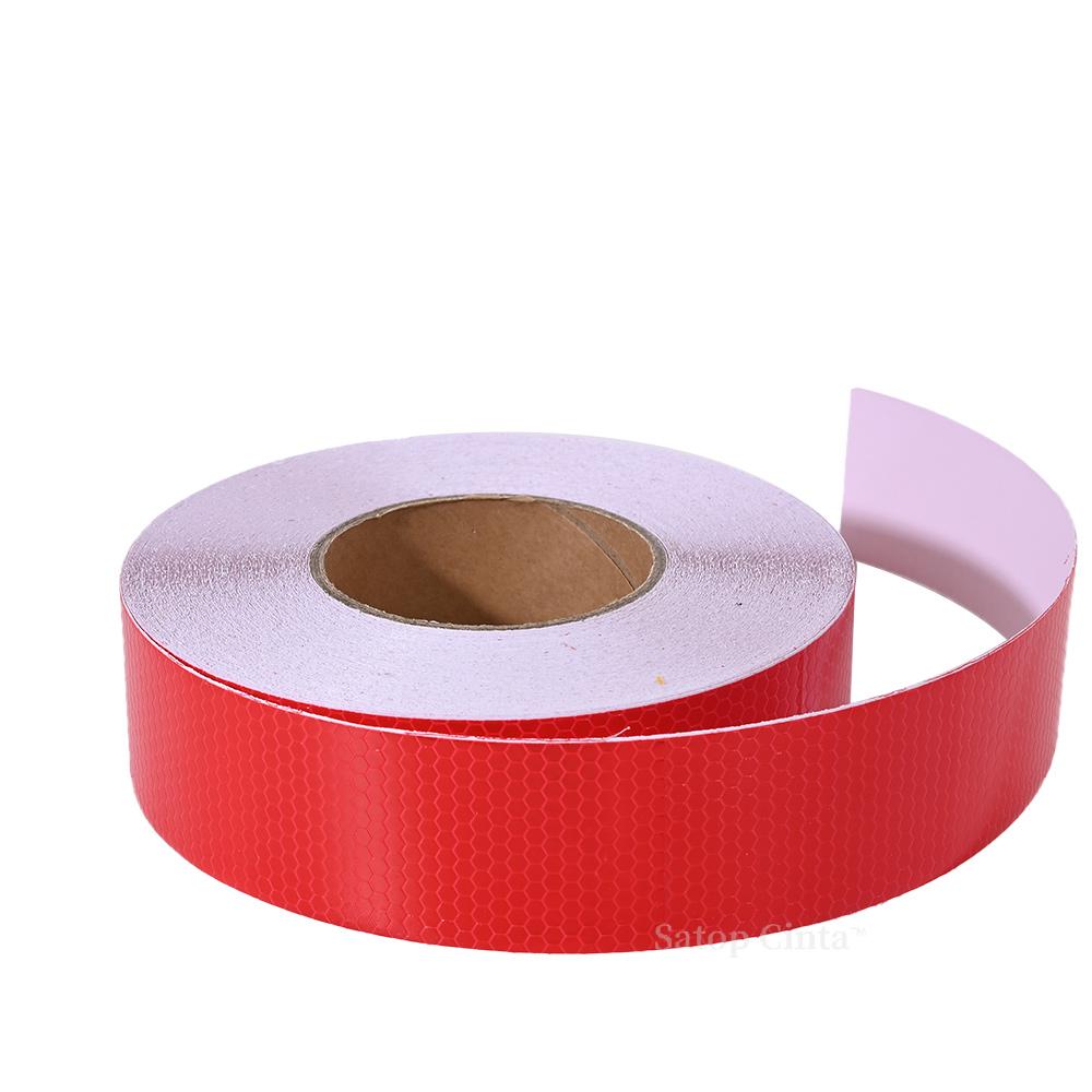 5cm*5M Car Reflective Tape Safety Warning Car Decoration Orange Sticker Reflector Protective Strip Film Auto Motorcycle Stickers