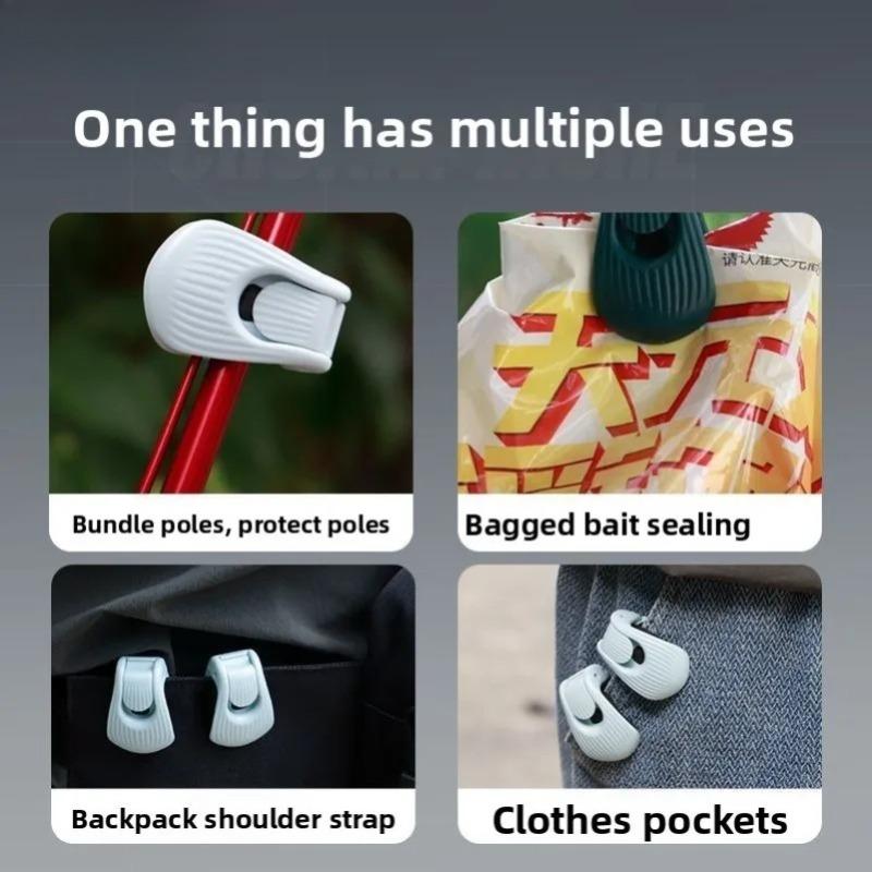 Universal Multifunctional Fishing Rod Fixing Clip, Fishing Rod Protective Cover, Binding and Fixing Device Compact, Wall-mounted