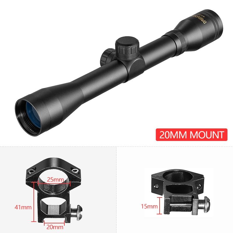 4x32 Hunting Optical Hare Short Air Rifle Scope Tactical Sight Sniper Shooting Airsoft Guns Tactical Riflescope