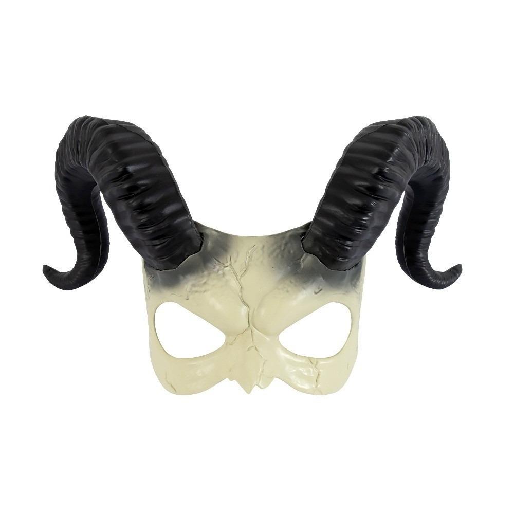Animal Sheep Horn Mask Plastic Demon Mask Gothic Halloween Mask  Dress Up Party