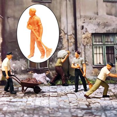 1:64 Diorama Figure DIY Projects People Model for Photo Props Layout Decoration